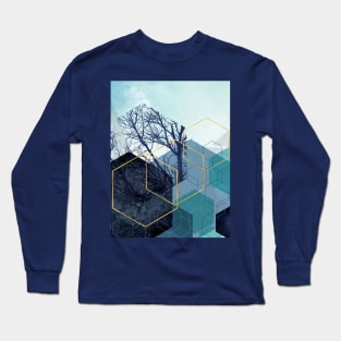 Geometric Landscape Long Sleeve T-Shirt